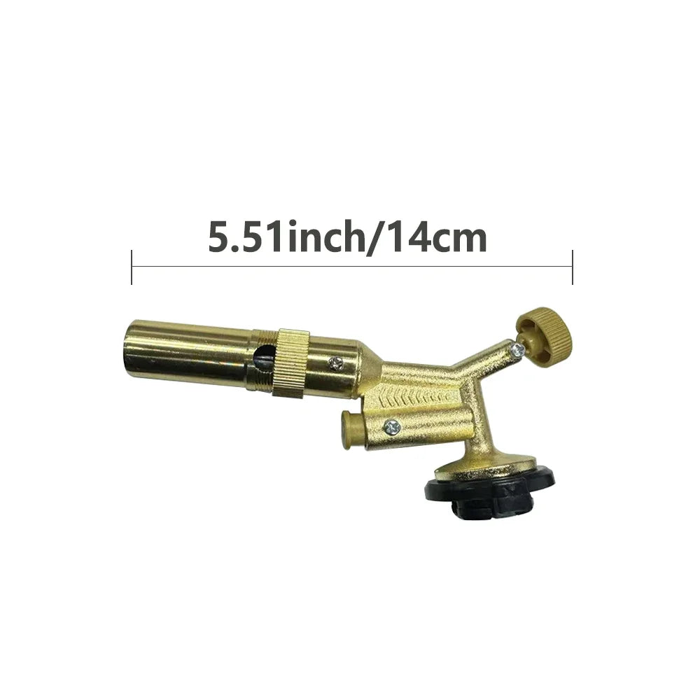 High Temperature Brass Copper Welding Torch Gas Burner Flame Gun for Brazing Solder Propane Plumbing Home Improvement Tool Oasis Select