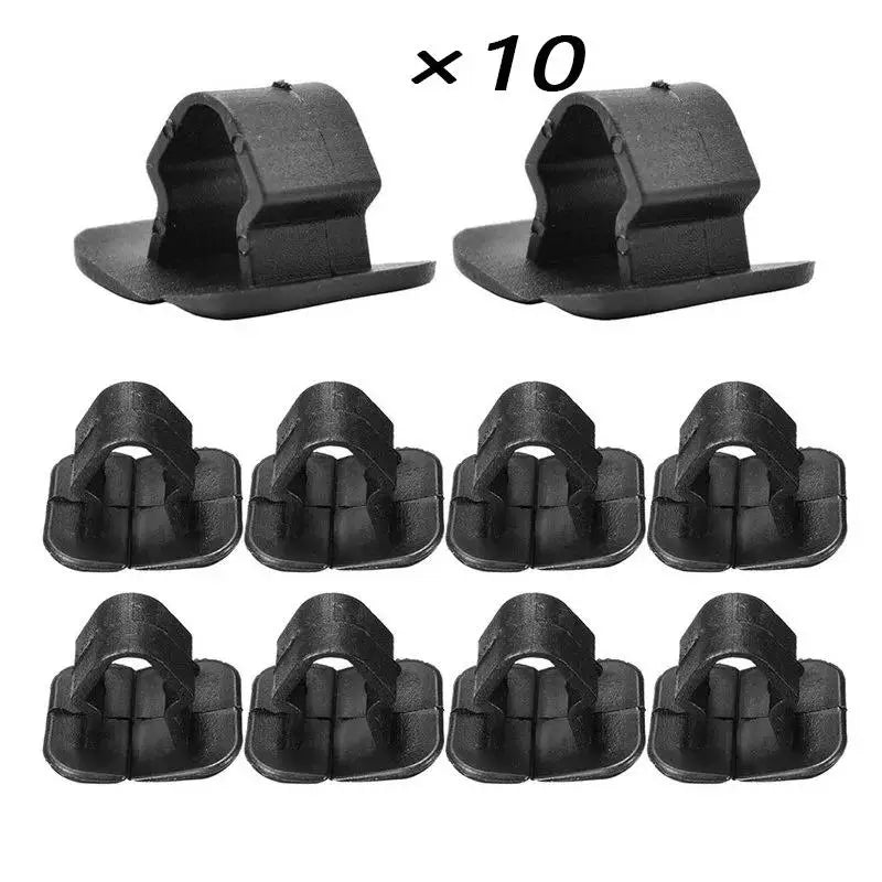 10/30/60pcs Car Bonnet Engine Hood Sound Deadener Insulation Clips For VW Lupo Passat Phaeton Scirocco Tiguan Holding Rivet Oasis Select 10pcs