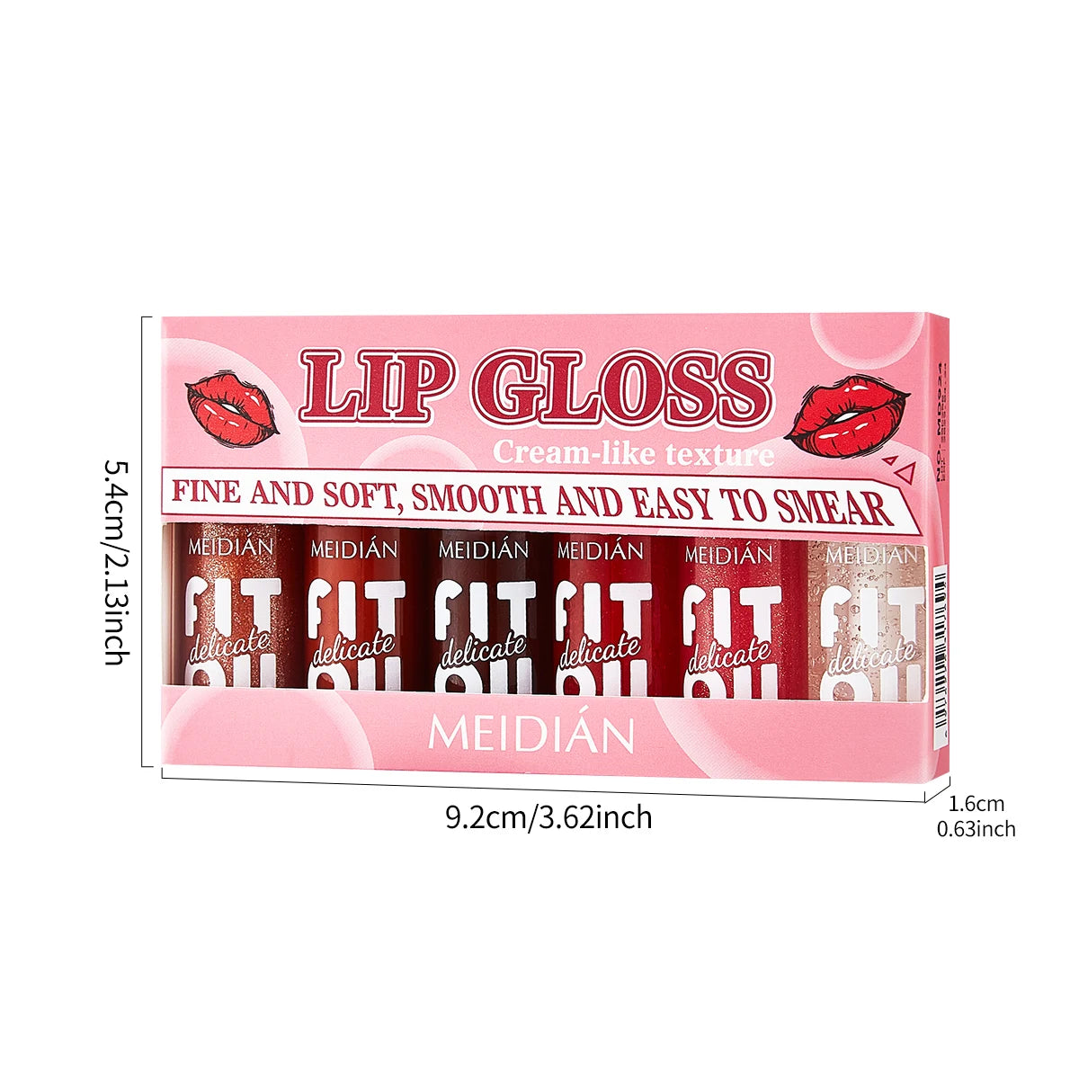 6-Pack Berry Lip Oil Set – Moisturizing, Brightening & Waterproof Lip Oil Set Oasis Select