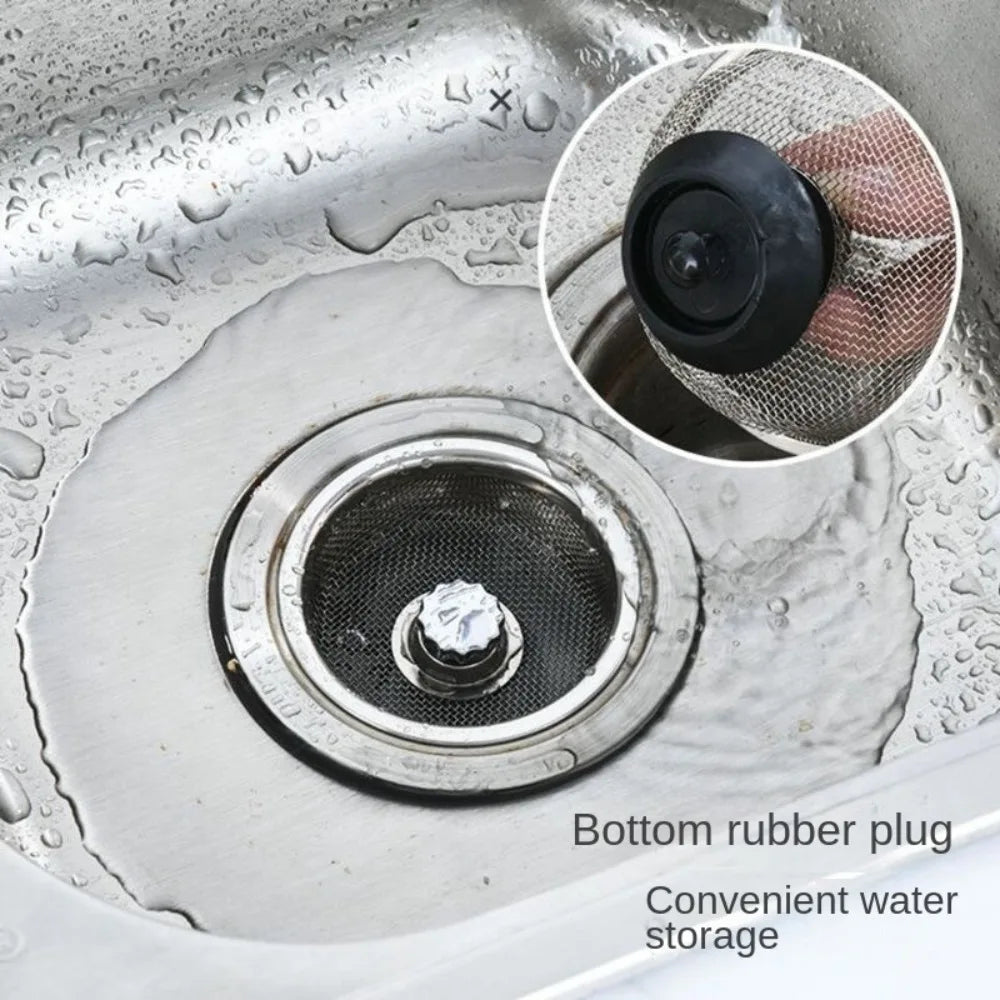 Stainless Steel Kitchen Sink Strainer Waste Drainer Odor Proof Cover Sink Filter Screen Kitchen Accessaries Universal Oasis Select