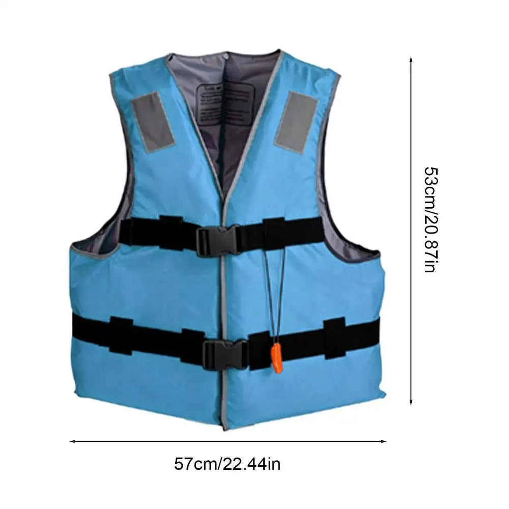 Life Vests for Adults Water Jacket Swim Jacket with Adjustable Strap for Fishing Boating Kayaking Paddleboarding Surf Sailing Oasis Select Blue
