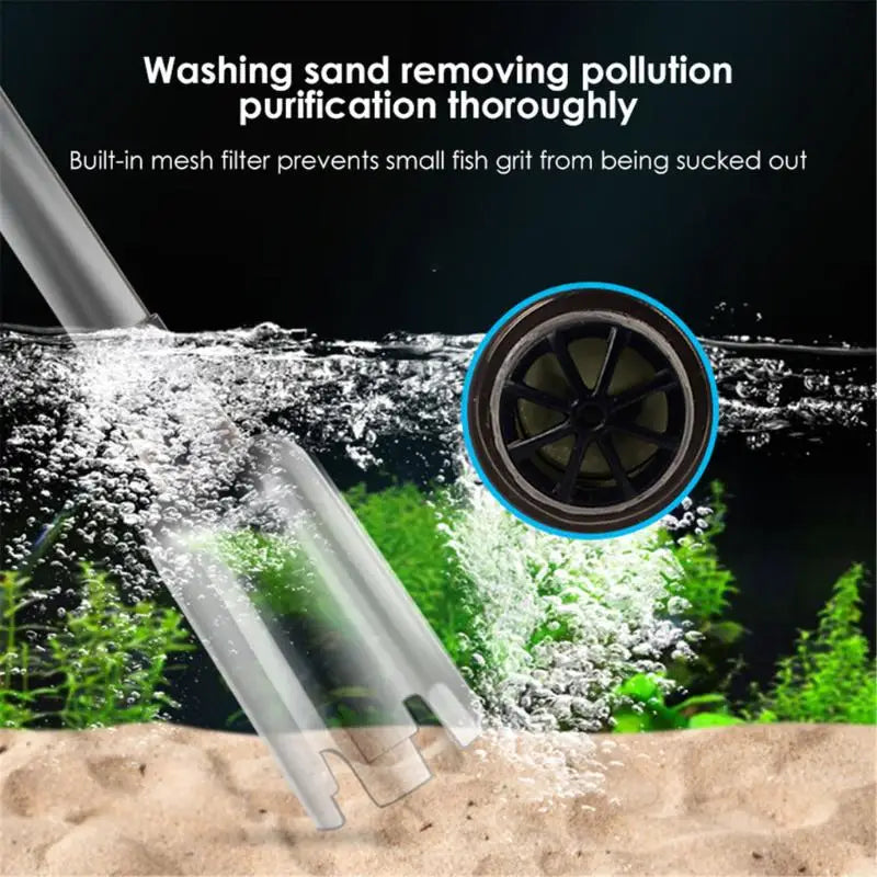 220V Electric Aquarium Siphon – Gravel Vacuum & Water Changer