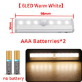 PIR Motion Sensor Cabinet Light – 6 or 10 LED Night Light