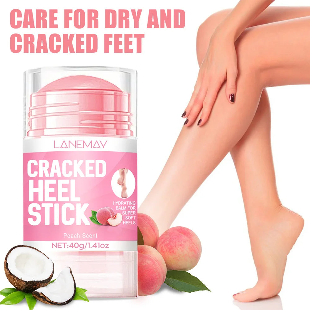 Peach Foot Balm 40g – Coconut Oil & Aloe for Soft, Smooth Heels