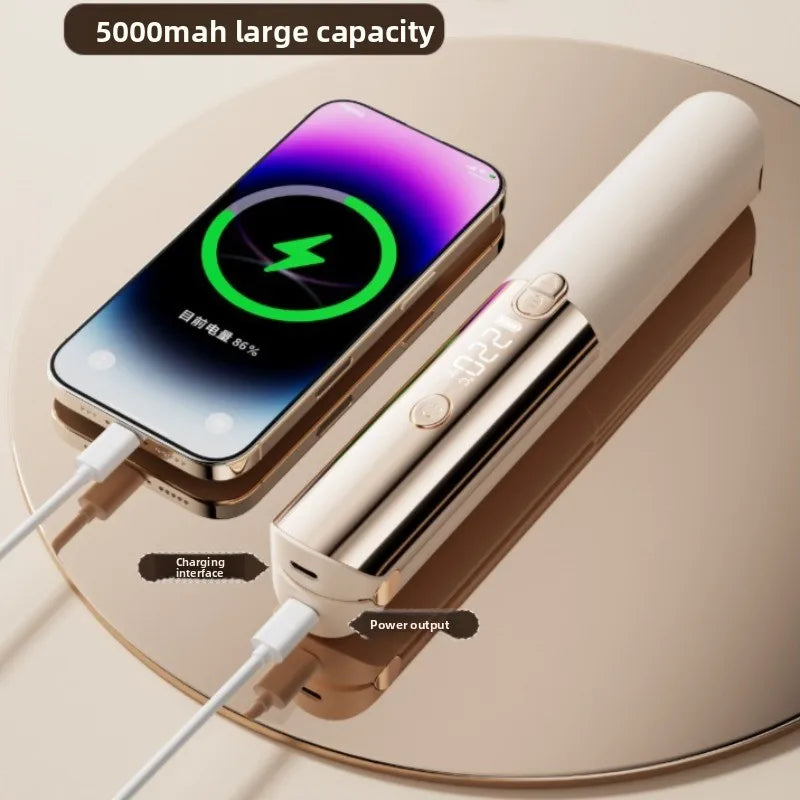 URGGU Wireless Mini Hair Straightener & Curler USB Charged