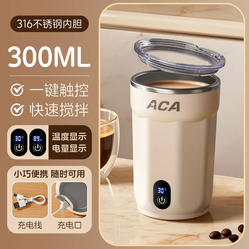 URGGU 300ml Smart Self-Stirring Cup | USB Magnetic Auto Blend