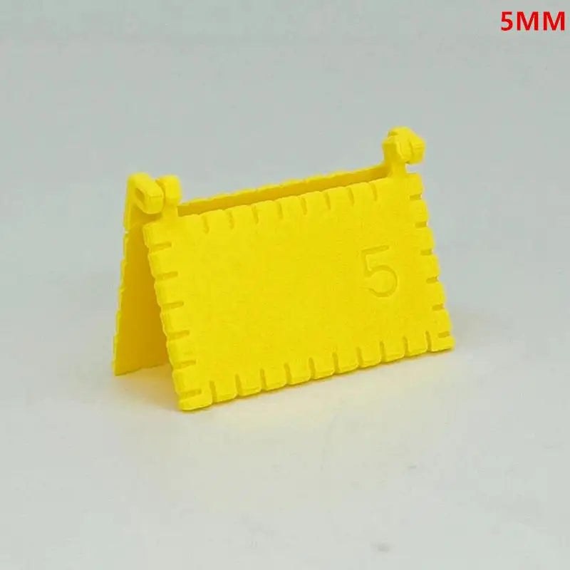 1/3 PCS Precision Sewing Guide Template Tool for Consistent Stitches 3/4/5mm Spacing Fabric Embroidery Leather Craft Oasis Select 5mm Yellow