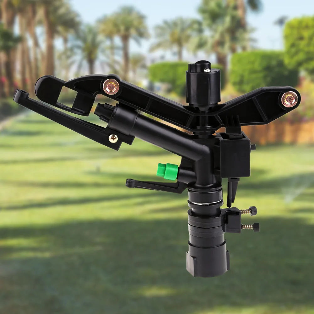 1 inch Connector Impact Sprinkler Automatic Farm Rotating Rocker Sprinklers Multi-function Adjustable Rotating Irrigation System Oasis Select United States