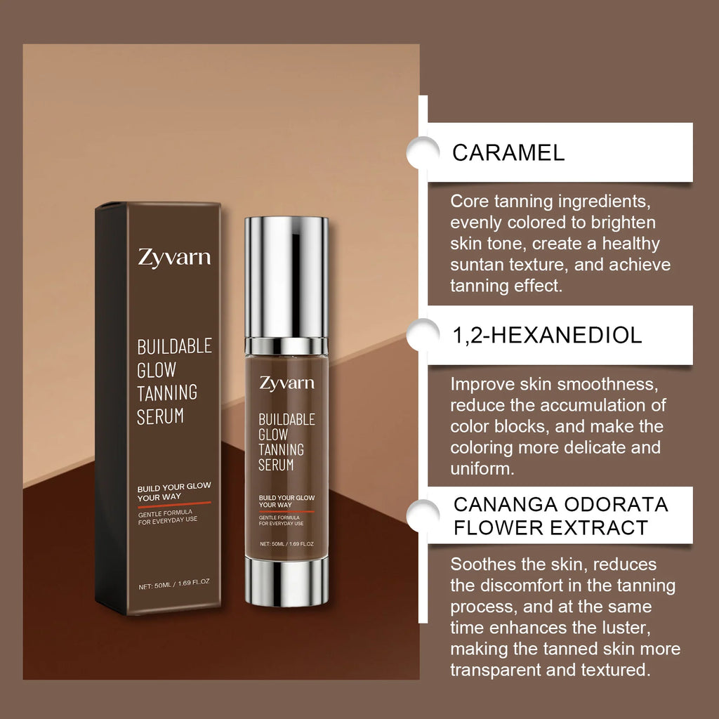 Black Essence Bronze Glow Serum – Luminous Moisturizing 50ml Self-Tanner Serum Oasis Select