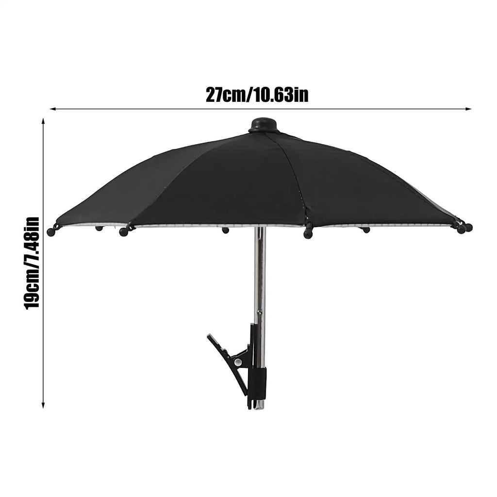 Mobile Phone Holder Sunscreen Umbrella Clip Outdoor Mobile Phone Fixed Umbrella Rain Parasol Mobile Phone Anti-Reflective Oasis Select
