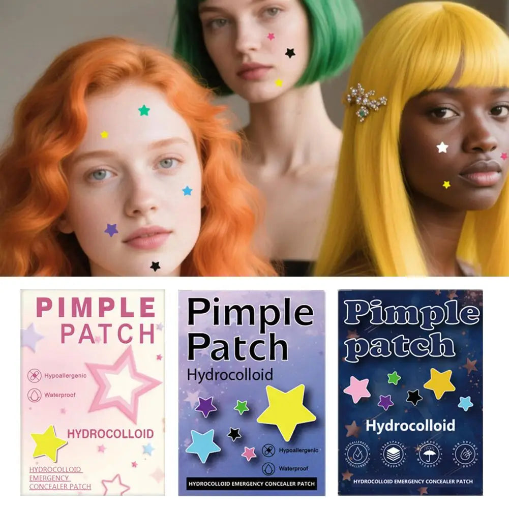 1400PCS New Star Acne Patch Facial Acne Patch Concealer Patch Acne Patch Ultra-thin And Breathable Waterproof And Breathable Oasis Select
