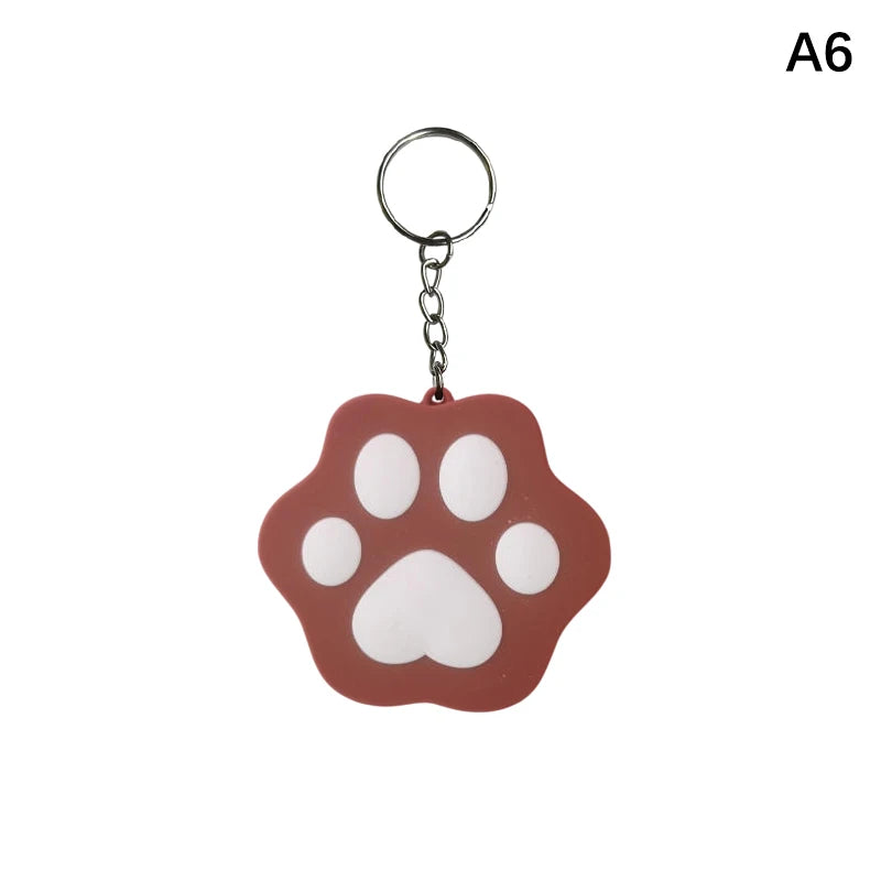 Paw Print Ampoule Vial Opener Keychain – Rubber Cutter Tool