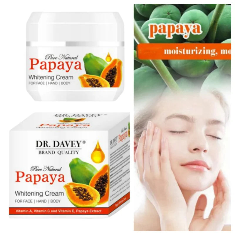 DR.DAVEY Papaya Moisturizing Face Cream – Daily Hydration