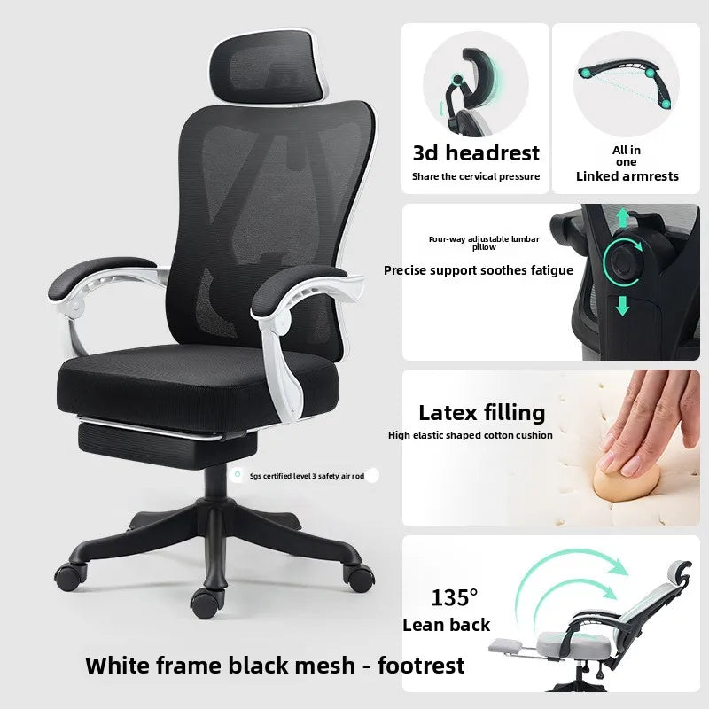 Comfortable computer chair Office chair Ergonomic chair Office chair Lifting reclining chair Oasis Select PURPLE