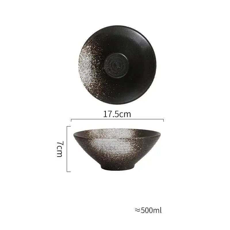 Japanese Ceramic Tableware Ramen Soup Noodle Bowls Commercial Bowl Home Restaurant Kitchen Dinnerware 7/8/9 Inch Oasis Select 7Inch Bowl E