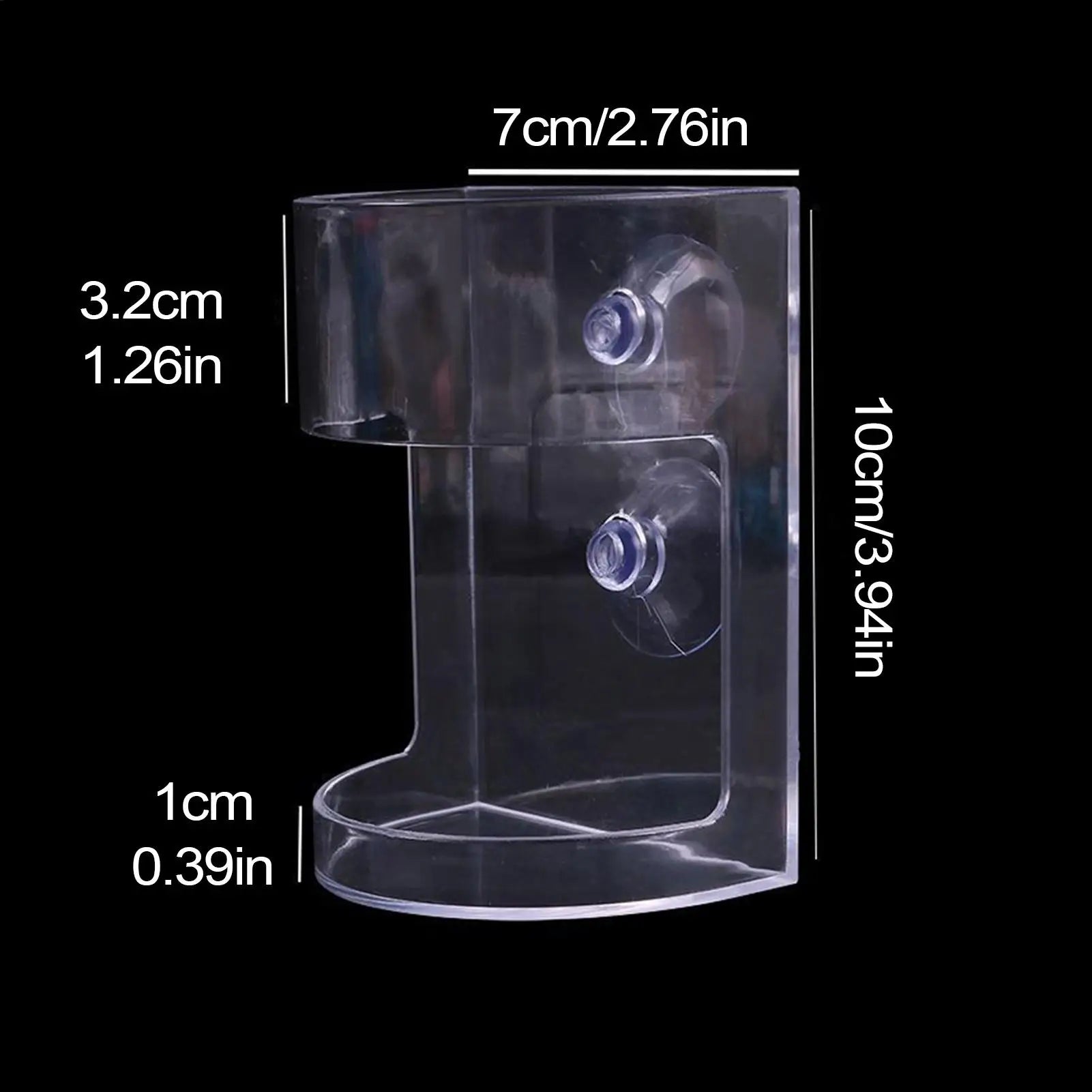 Fish Food Dispenser Transparent Fish Feeding Dish Large Capacity Anti-Drifting Suction Shrimp Feeding Dish for Hatchery Breeding Oasis Select