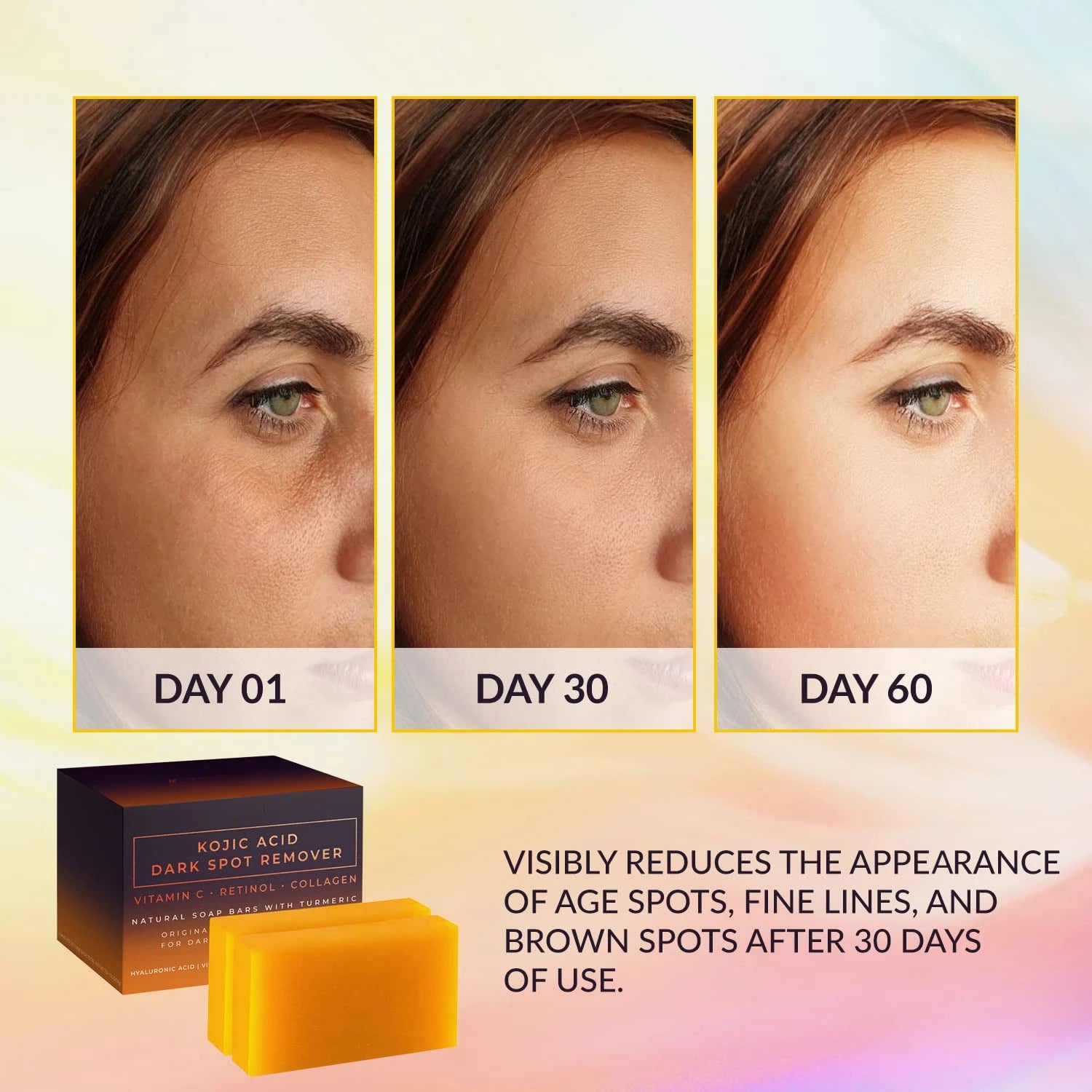 Kojic Acid Brightening Soap – Dark Spot Remover & Cleanser