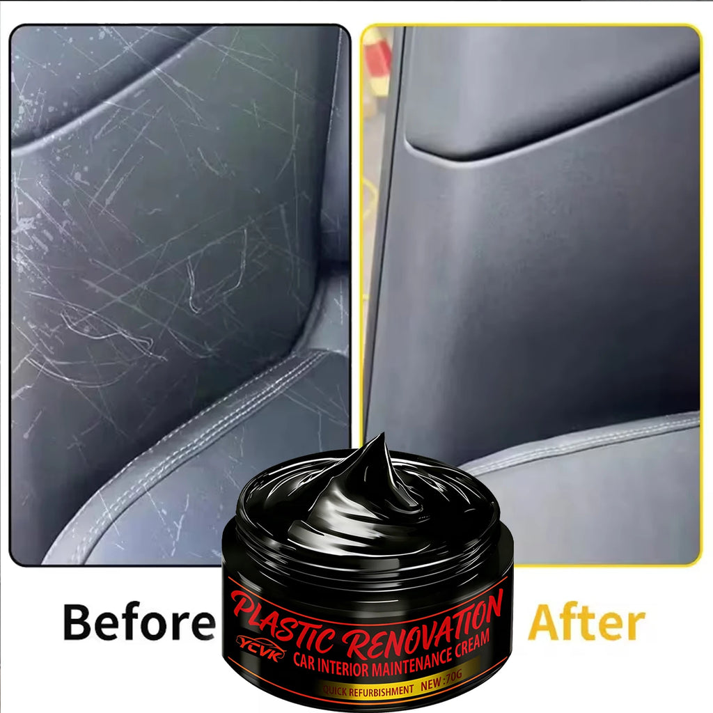 Car Interior Plastic & Leather Restorer Cream 70g | Dashboard Interior Restorer Cream Oasis Select