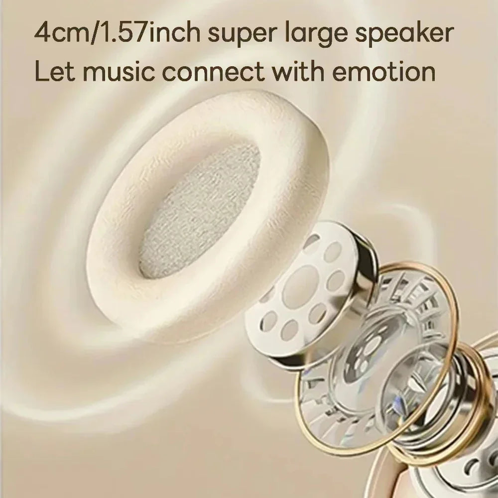 Bluetooth 5.3 Headsets Gaming Headphones Dual Mode Wireless Earphones Foldable Noise Reduction Music Headsets For iPhone Xiaomi Oasis Select