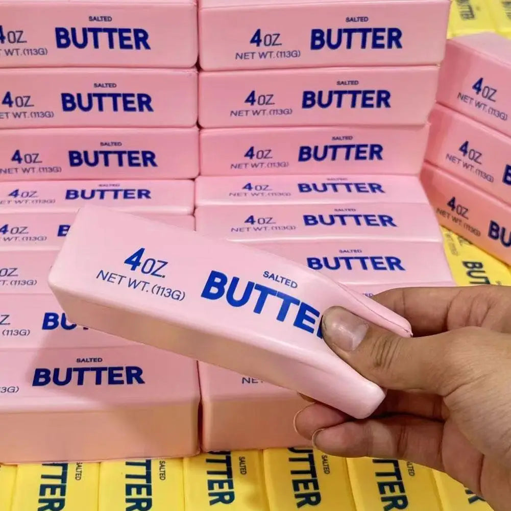 Butter Stick Squishy Toy Soft Slow Rebound Squeezing Fidget Toy Stress Relief Relax Sensory Decompression Gift for Kids Adults Oasis Select
