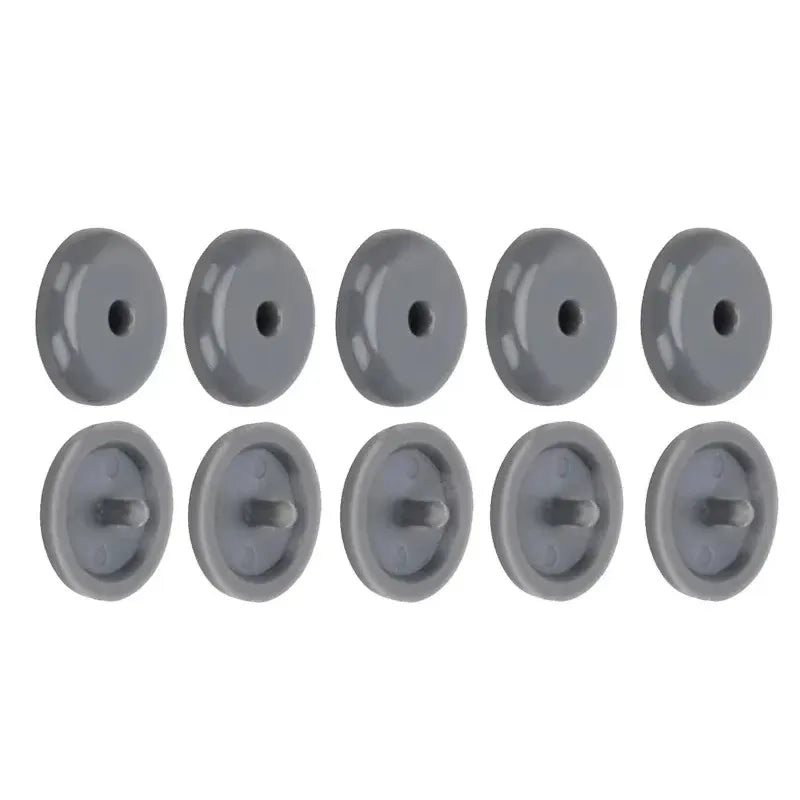 5-20pairs Car Safety Seat Belt Limit Buckle Clip Retainer Seatbelt StopButton Black Gray Beige Button Auto Interior Accessories Oasis Select 5pairs gray