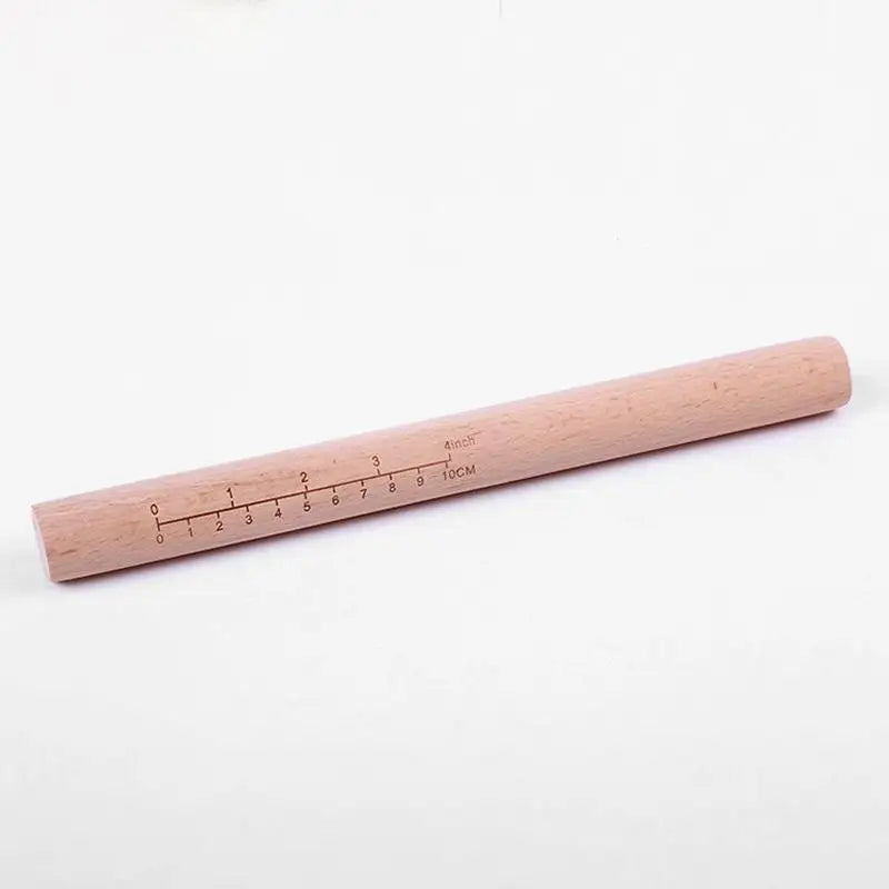 Rolling Pin With Graduations, Pizza Rolling Pin, Wooden Rolling Pin For Home Use, Baking Tool, Kitchen Utensils Oasis Select A