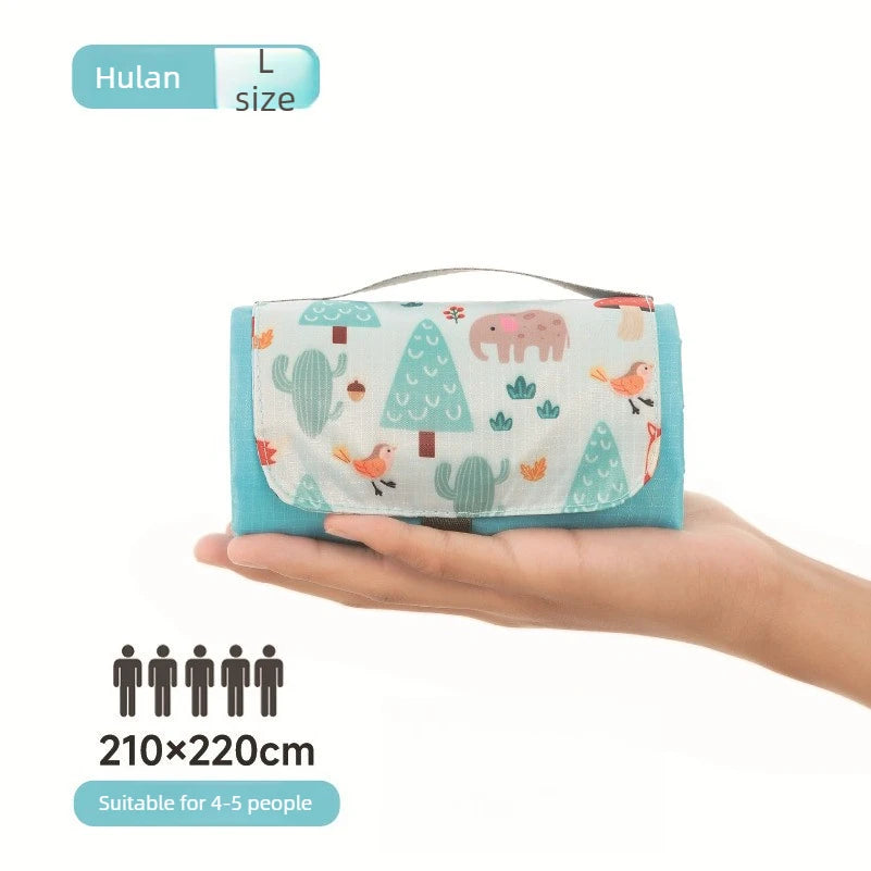 1pcs Lightweight Mini Pocket Picnic Mat Sand Proof Beach Blanket Waterproof Outdoor Camping Picnic Pad for Travel Picnic Oasis Select 210x220cm