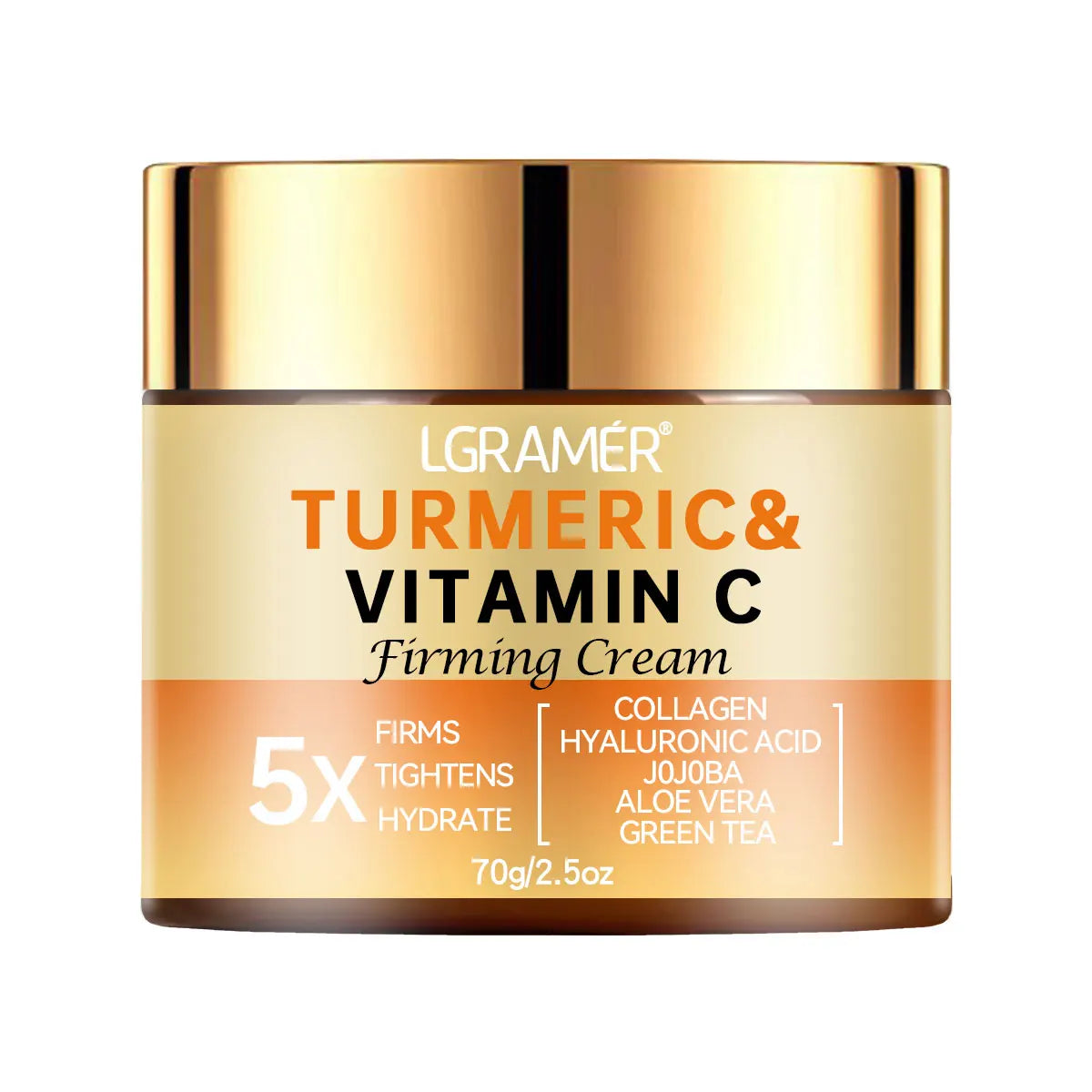 Turmeric Vitamin C Face Cream – Brightening & Firming Moisturizer