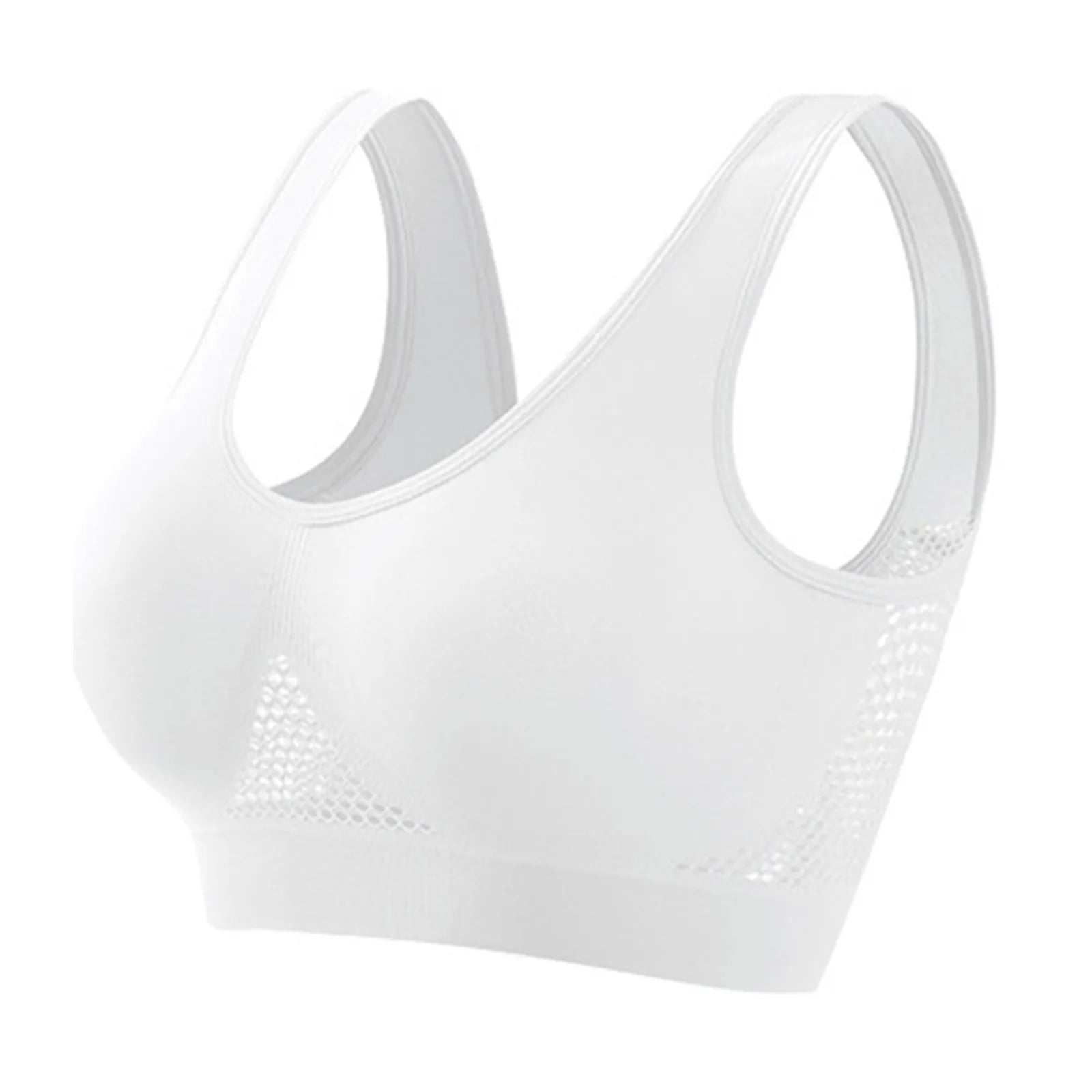 Breathable Sports Bra Top Fitness Women Brassiere Removable Padded Sport Bra Running Gym Seamless Push Up Bras Oasis Select