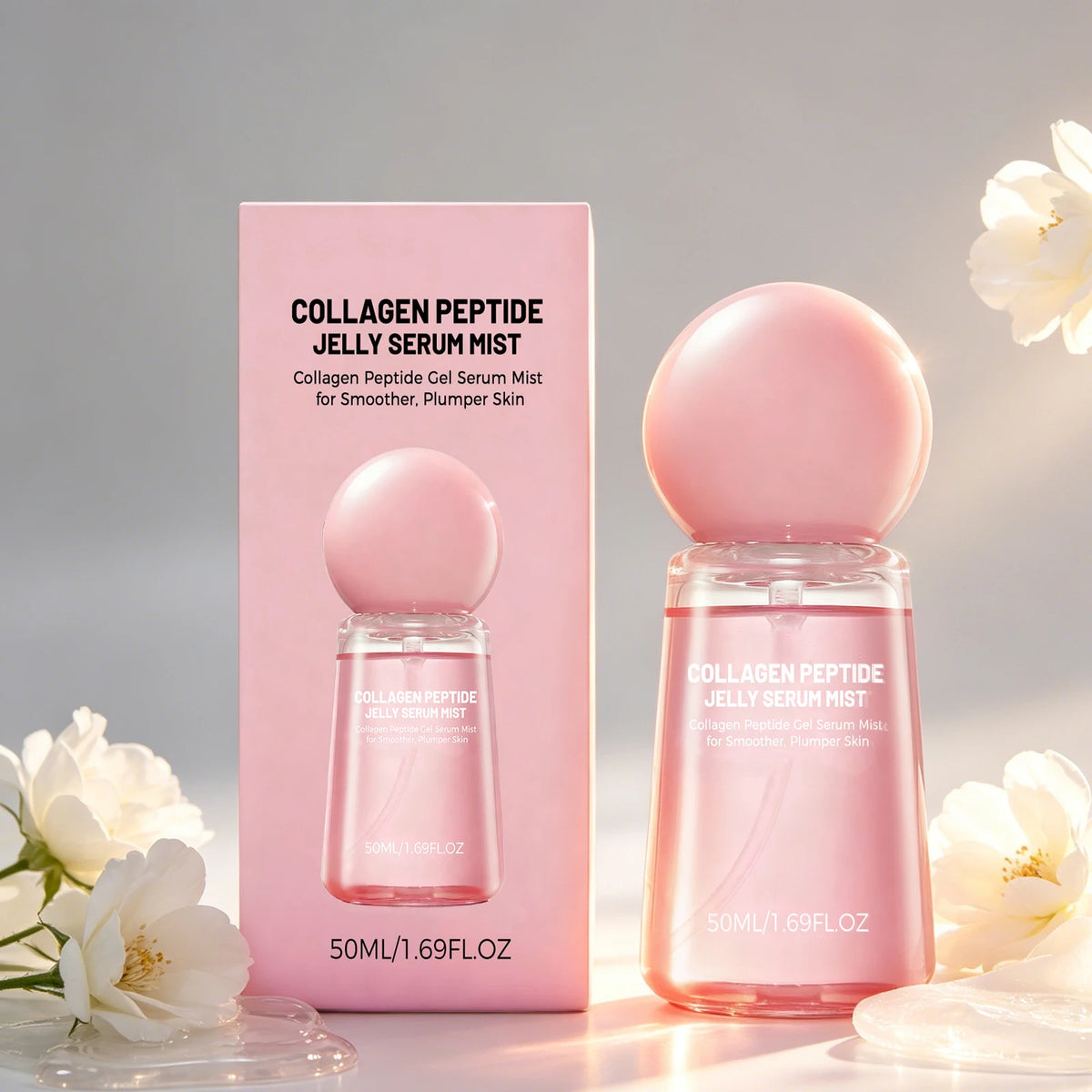 Collagen Peptides Jelly Serum Mist | Hydrating Face Spray 50ml Face Serum Mist Oasis Select