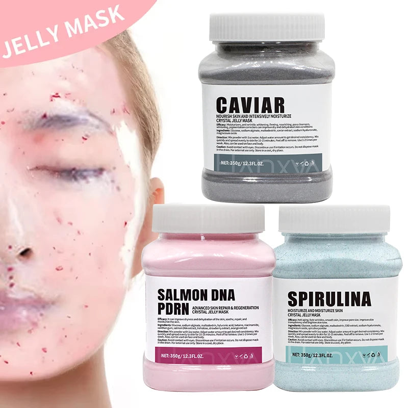 Crystal Jelly Mask Powder 350g – Hyaluronic Acid & Rose Extract