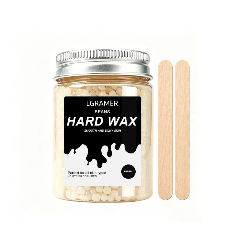 LGRAMER Hard Wax Beads for Hair Removal | 80g/380g Scented