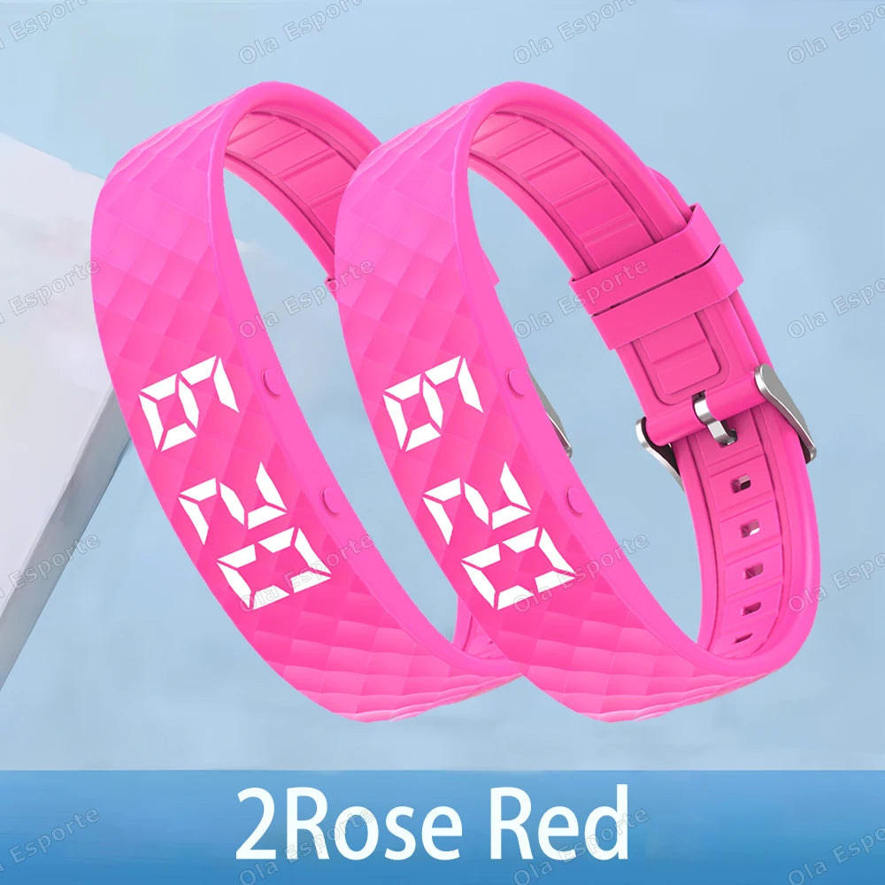 Smart Fitness Wristband LED Pedometer Sleep Tracker IP65