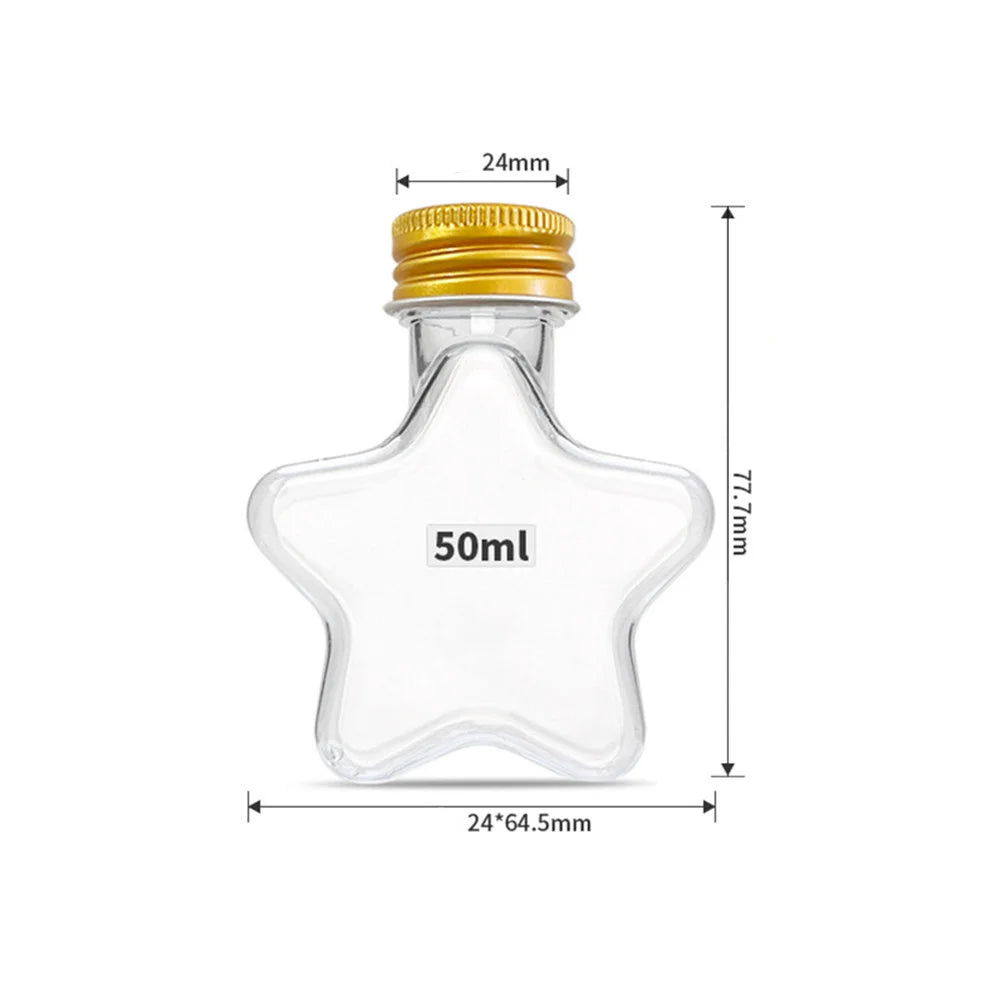 10Pcs Christmas Booze Balls-Xmas Fillable Booze Tree Ornaments-Clear Plastic Xmas Hanging Pendant 50ML Candy Juice Bottle Oasis Select