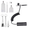 LIKE WISH Cordless Rechargeable Compressor Airbrush Set Automatically Handles Model Painting, Nails, Makeup B Oasis Select Black