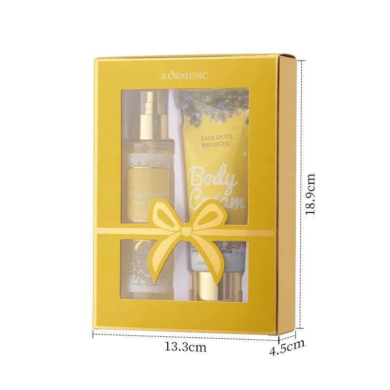 Passion Fragrance Body Kit 120ml + 100g Body Care Christmas Set Fragrance Body Care Oasis Select Vitality Shining Set 120ml 100g