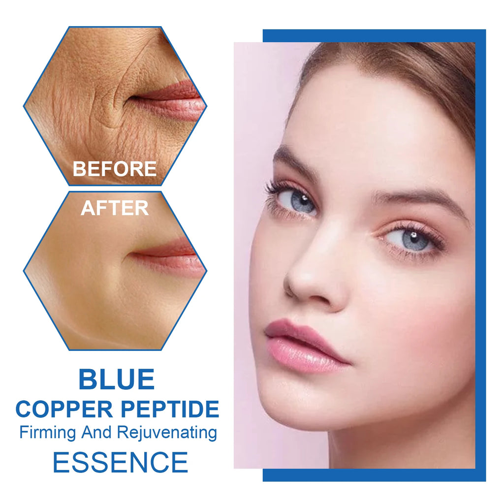 Hoygi Blue Copper Peptide Firming Face Serum 30ml Face Serum Oasis Select