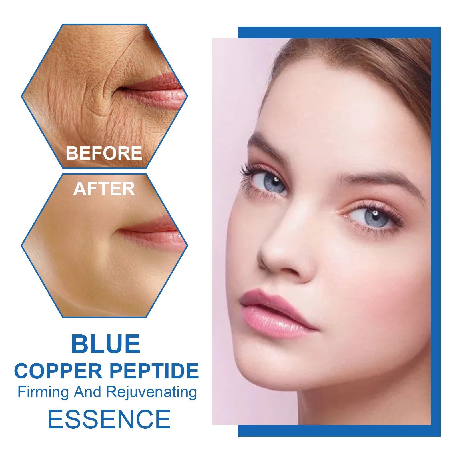 Hoygi Blue Copper Peptide Firming Face Serum 30ml Face Serum Oasis Select