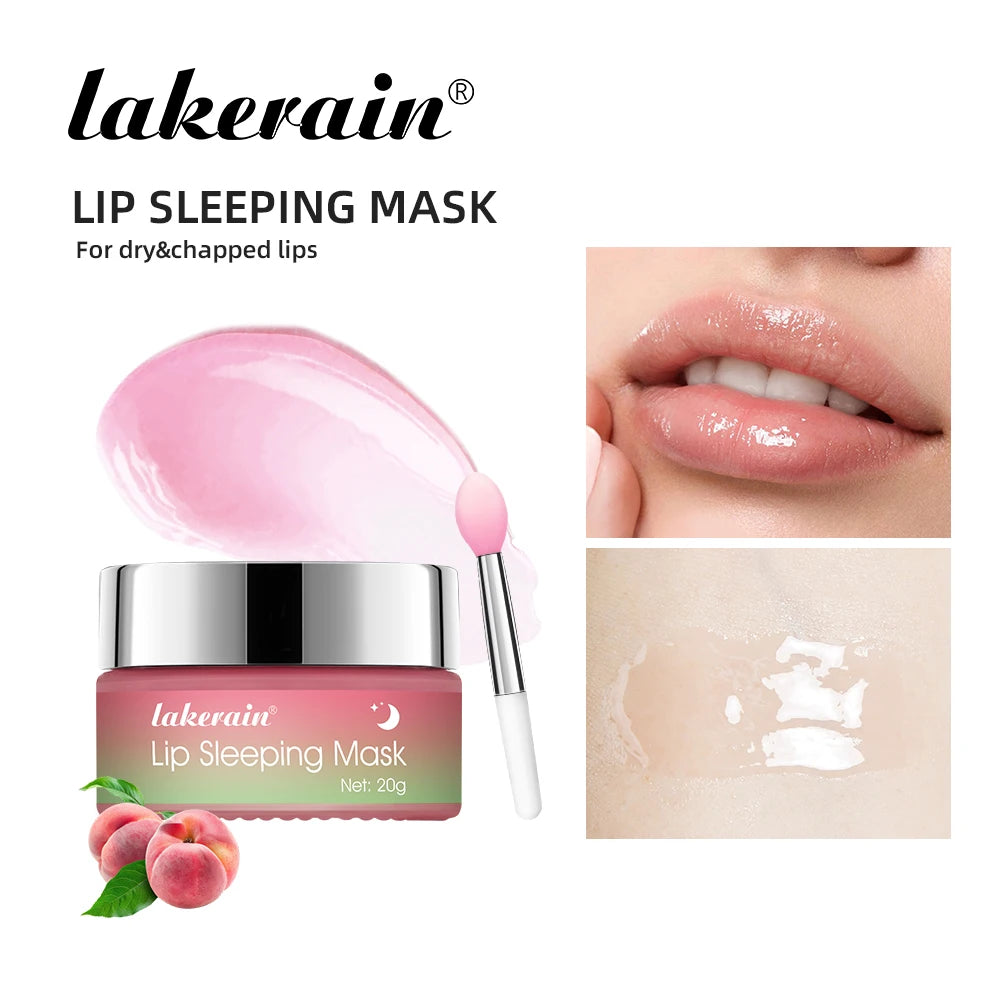 Nourishing Lip Mask Hydrating Dry Cracked Lips Skin Care Makeup Overnight Dual-Color Lip Balm for Reduce Lip Lines Cosmetics Oasis Select 02