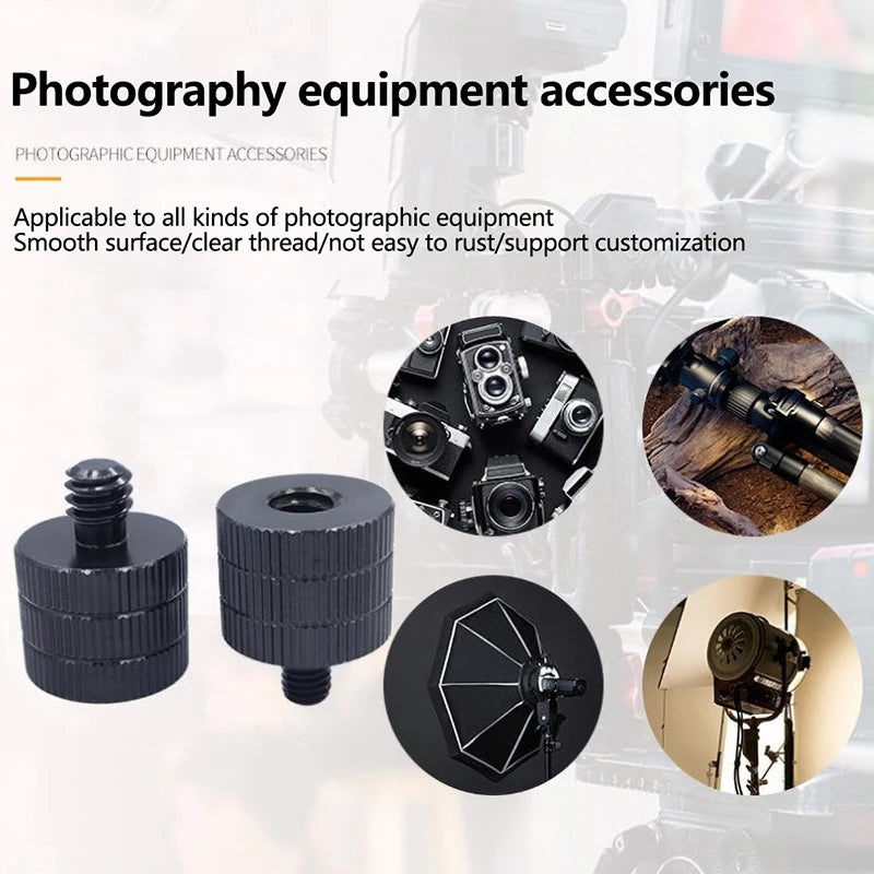 1/4 to M4 M5 M6 M8 M10 Conversion Screw 3/8" Male to Female Thread Screw Mount Adapter Standard for Projector Tripod Oasis Select