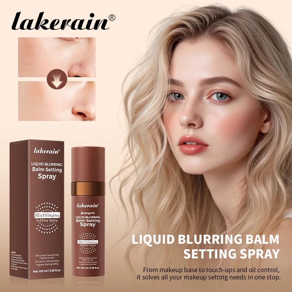 Makeup Fixer Spray Long-Lasting Oil Control Natural Matte Non Drying Weightless Makeup Liquid Blurring Balm Setting Spray Oasis Select