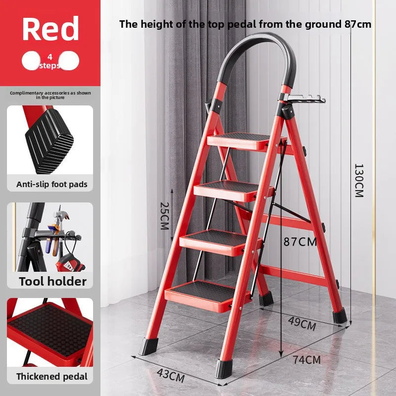 Herringbone Ladder Household Folding Telescopic Multifunctional