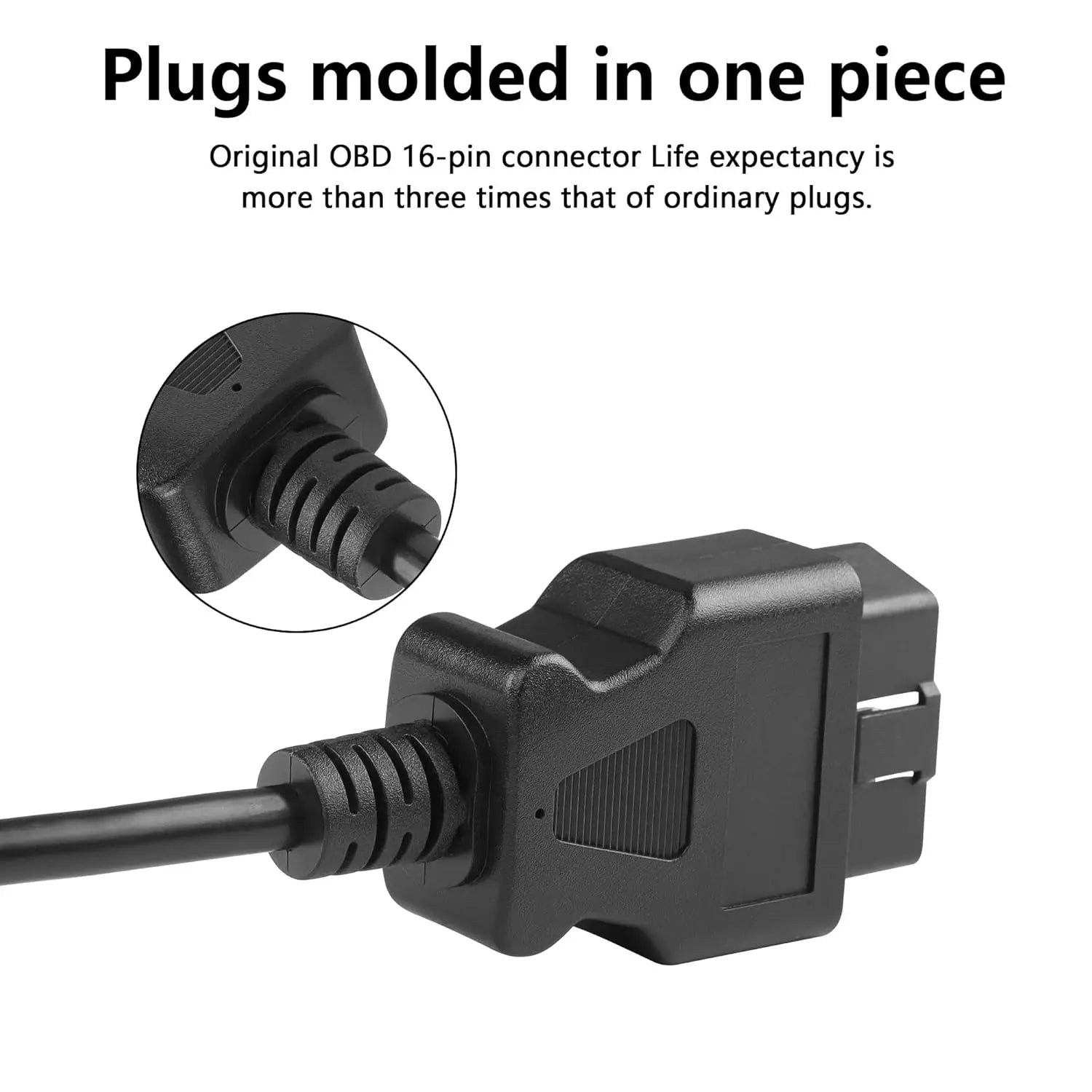 3/2/1.5/0.3 Meters OBD2 OBD II Car Extension Cable Connectors 16PIN Male To Female Connector For Auto ELM327 Connector Interface Oasis Select