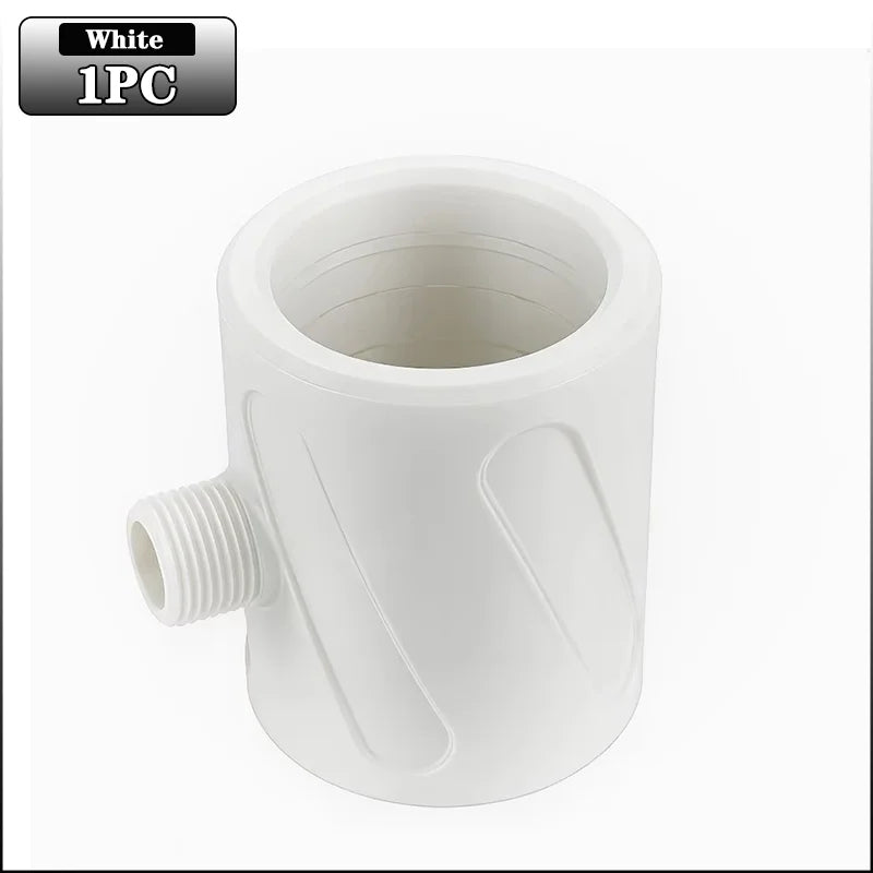 1PC 3D Printed Handheld Shower Head for Men High Pressure Spiral Nozzle Circular Massage Flushing Shower Head Accessories Oasis Select White-1PC