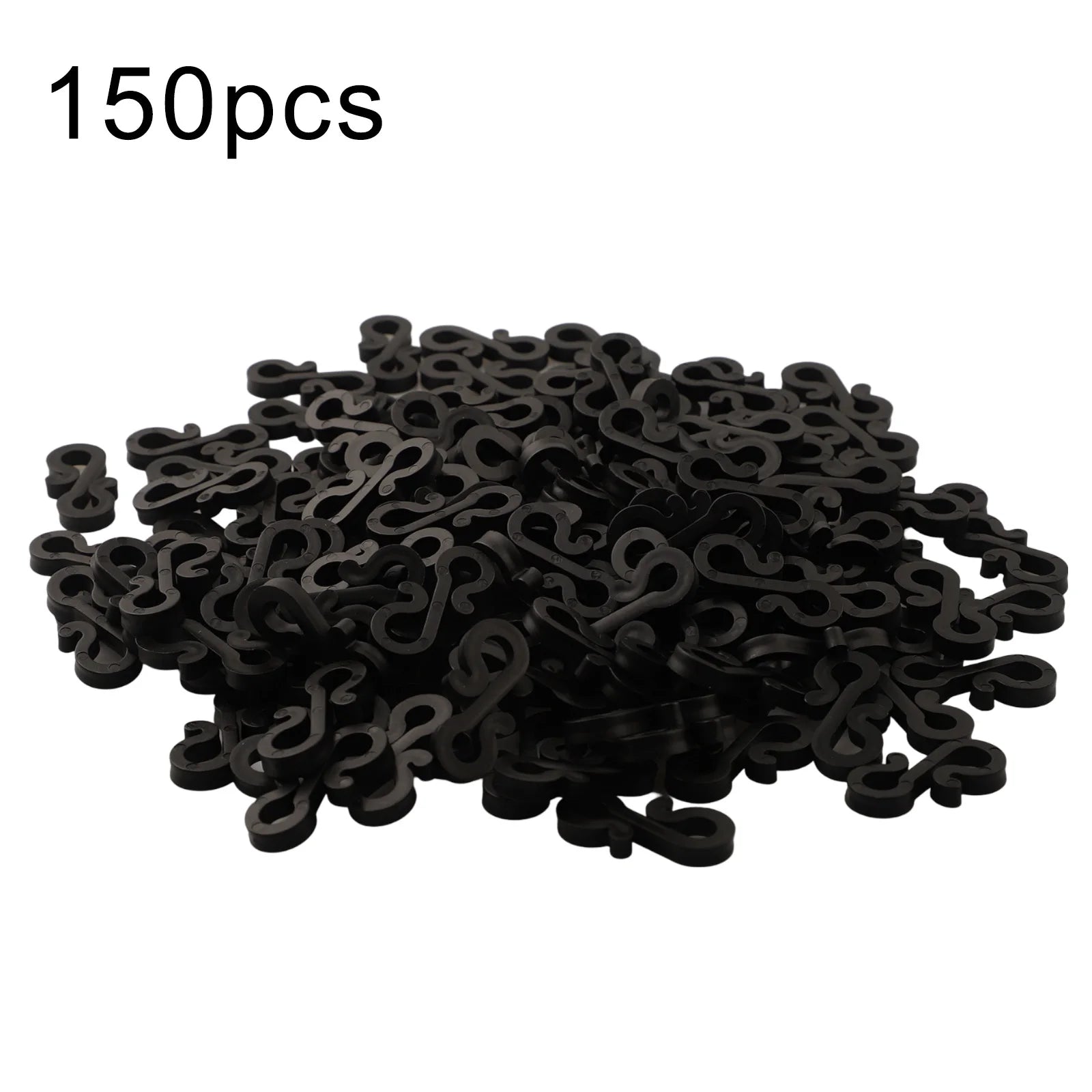Mini Gutter Hooks Outdoor Light Clips Outdoor Space Holiday Decorations Reusable Secure Fixation Easy Installation Oasis Select Black China Mainland