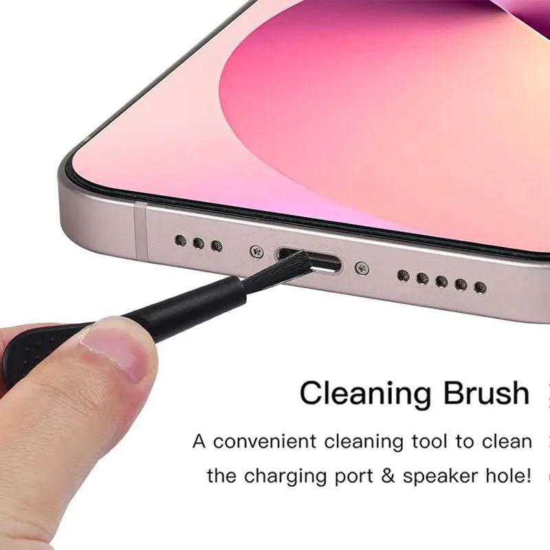 66PCS Mobile Phone Speaker Charging Port Cleaning Set Dust Plug for iPhone 15 14 13 Samsung Xiaomi Earphones Cleaner Kit Brush Oasis Select