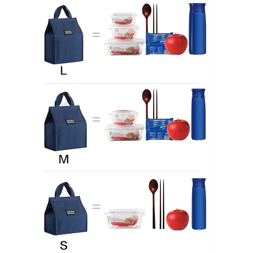Large Capacity Portable Insulation Bag Student And Work Lunch Bag Oasis Select