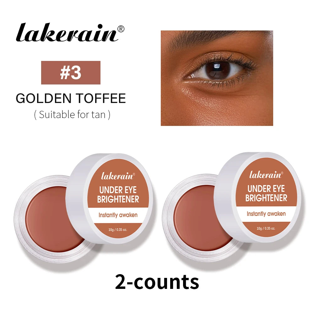 Under Eye Brightener Concealer Cover Anti Dark Circles Nourishing Light Texture Color Corrects & Brightens Concealer Eye Makeup Oasis Select 2pcs Golden Toffee