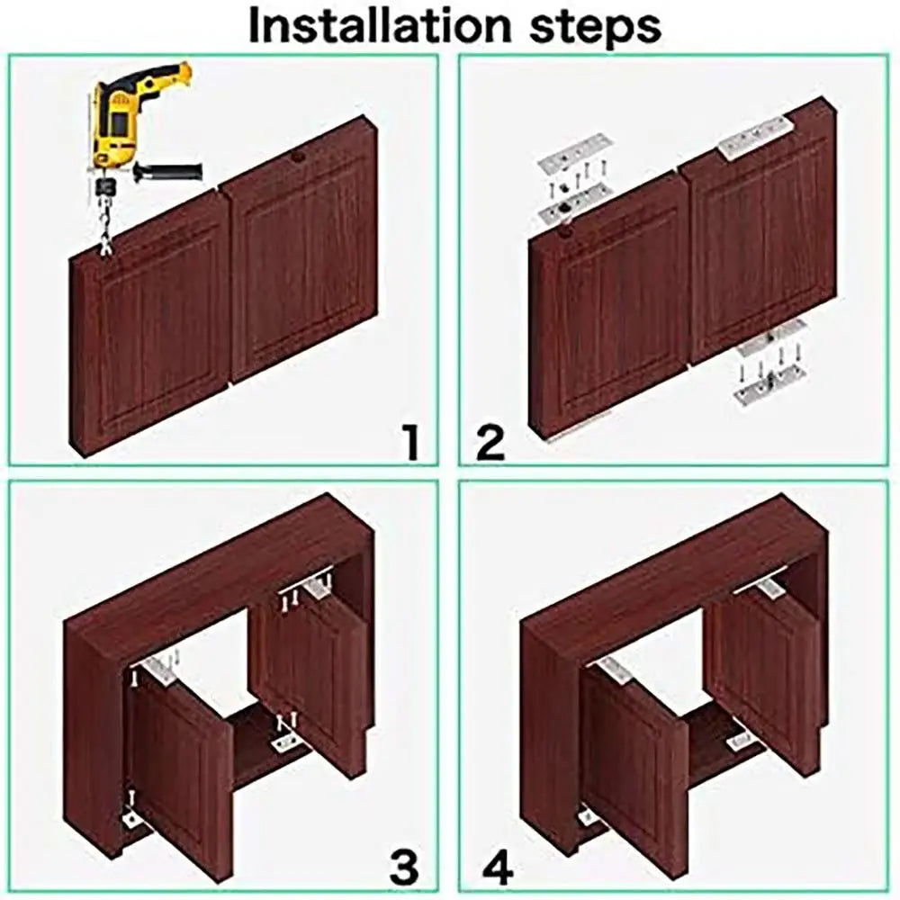 New Stainless Steel Pivot Hinge With Screws Heavy Duty Central Rotating Hinge 360° Swivel Up Down Shaft Oasis Select