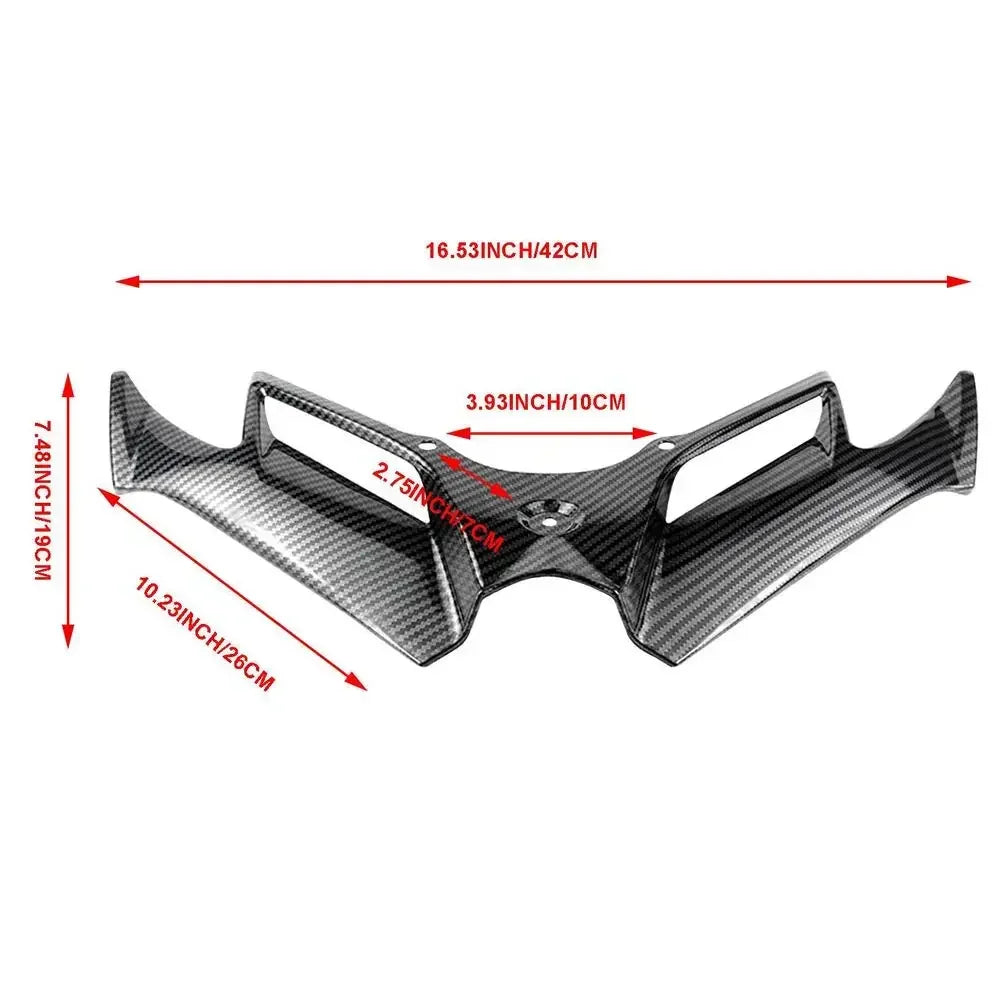 Motorcycle Winglet Aerodynamic Wing Kit Spoiler Motor Accessories For KawasakiNinja 300 Ninja250 NINJA300/250 EX300 2013-2017 Oasis Select c
